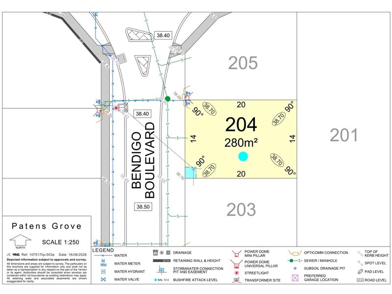Lot 204 Bendigo Boulevard, Byford WA 6122